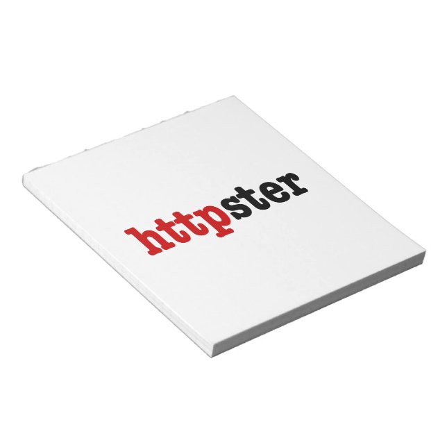 httpster notepad (Angled)