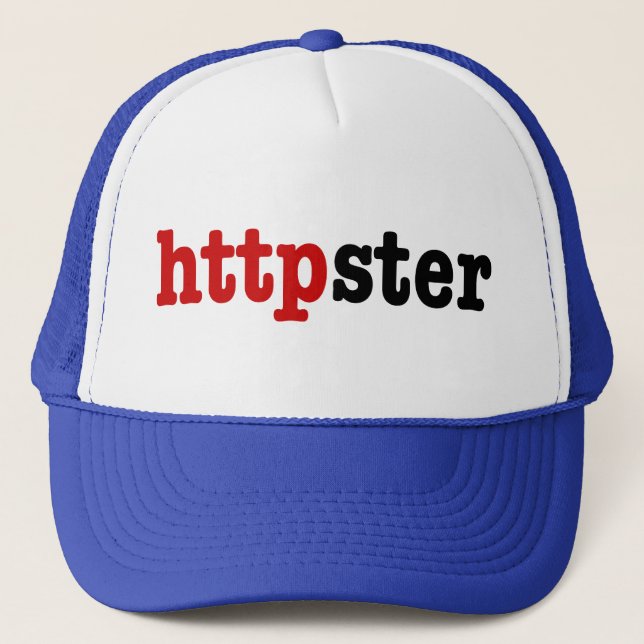 httpster trucker hat (Front)