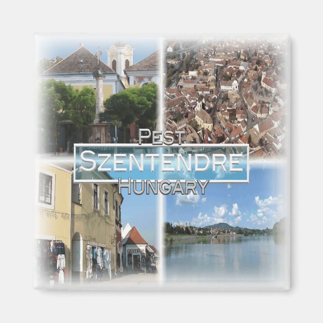 HU0011 Europe, Hungary, Pest, Szentendre, fridge Magnet (Front)