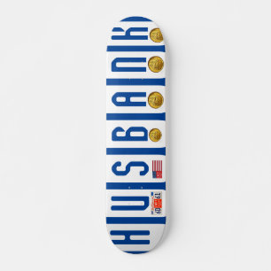 HU$BANK  OFFICAL 7 3/4" Skateboard Deck