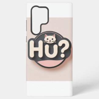 HU? Cute Cat Minimalist Mobile Case
