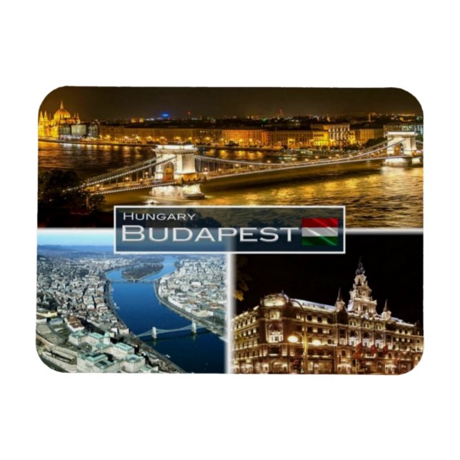 HU - Hungary - Budapest - Magnet (Horizontal)