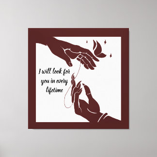 Hua Cheng and Xie Lian hands Tgcf Canvas Print