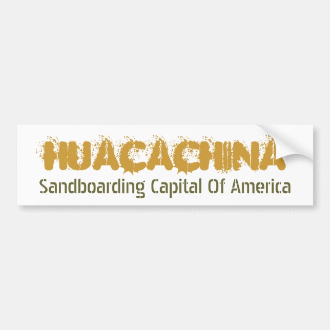 Huacachina Bumper Sticker (Front)