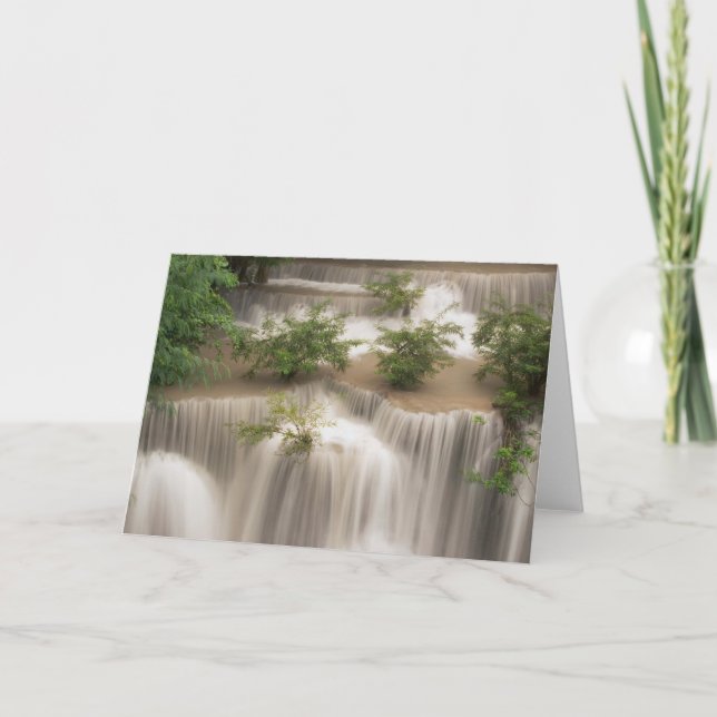 Huai Mae Khamin Waterfall | Thailand Card (Front)