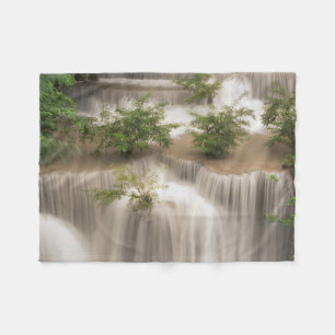 Huai Mae Khamin Waterfall Thailand Fleece Blanket