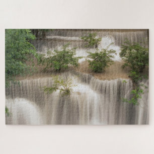 Huai Mae Khamin Waterfall Thailand Jigsaw Puzzle