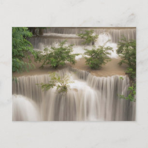 Huai Mae Khamin Waterfall Thailand Postcard