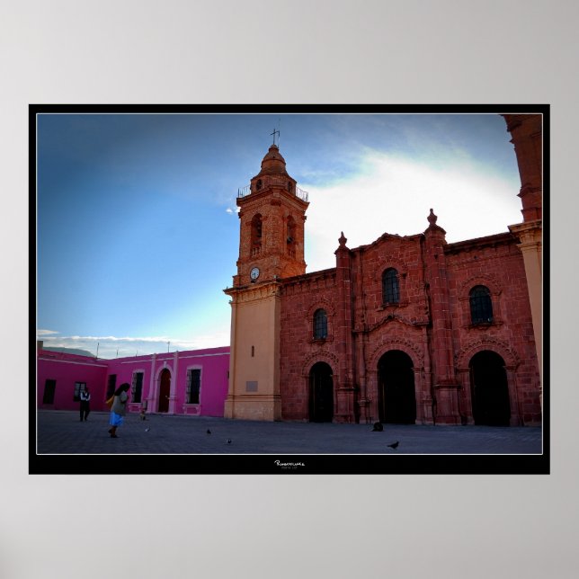 Huajuapan Oaxaca Chatedral poster (Front)