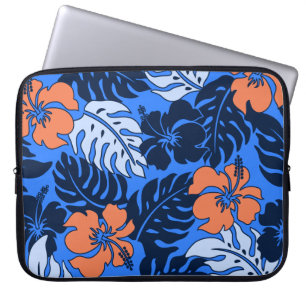 Huakini Bay Hawaiian Hibiscus Neoprene Wetsuit Laptop Sleeve