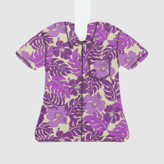 Huakini Bay Hawaiian Hibiscus Vintage Aloha Shirt Ornament