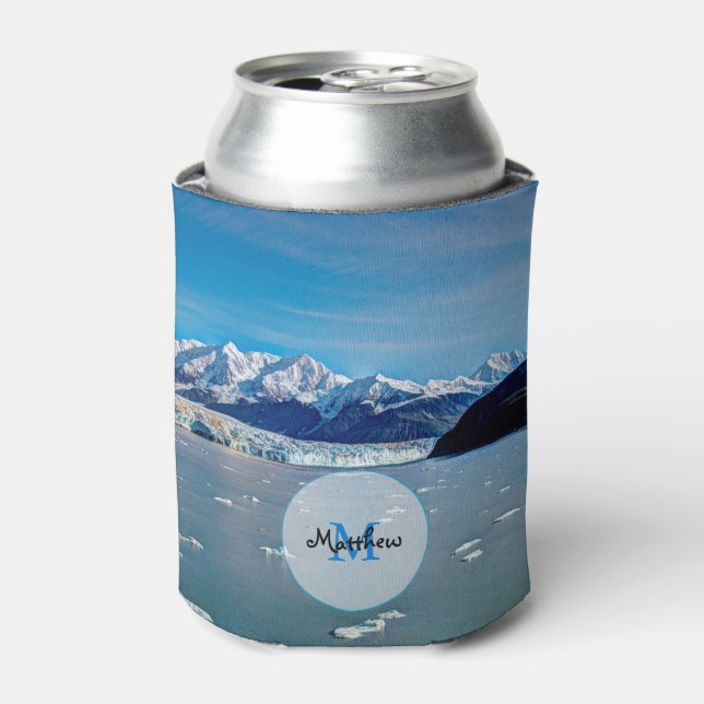 Hubbard Glacier, Alaska, Can Cooler (Can Front)