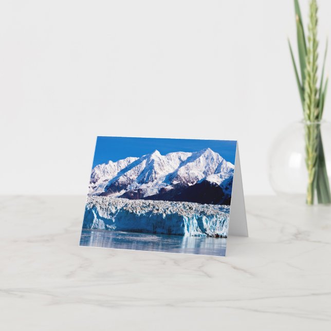 Hubbard Glacier, Alaska Greeting card (Front)
