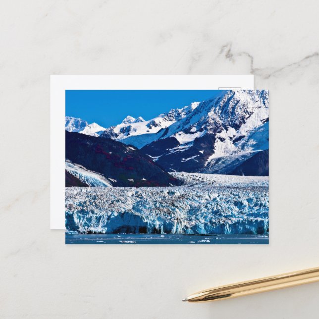 Hubbard Glacier, Alaska Postcard (Front/Back In Situ)