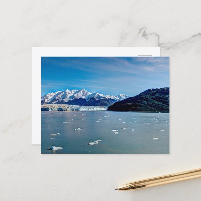 Hubbard Glacier, Alaska Postcard (Front/Back In Situ)