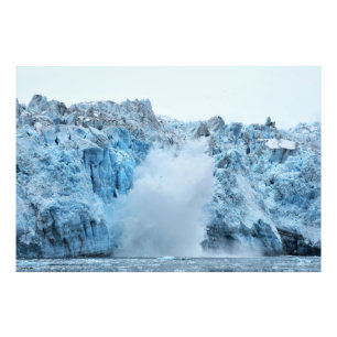 Hubbard Glacier Explosion! or Calving Photo Print