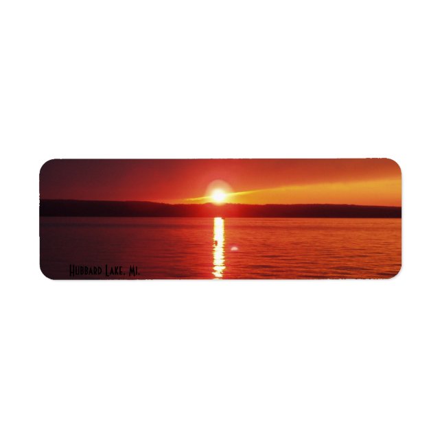 Hubbard Lake Sunset (Front)