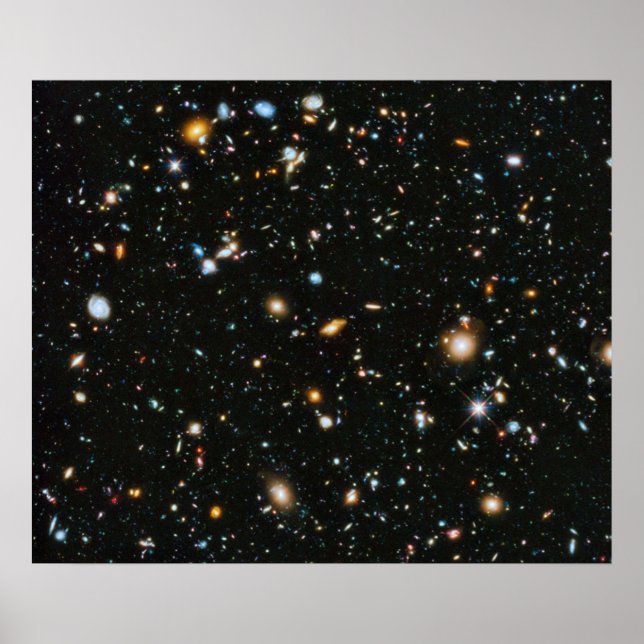Hubble Deep Field Poster (Front)