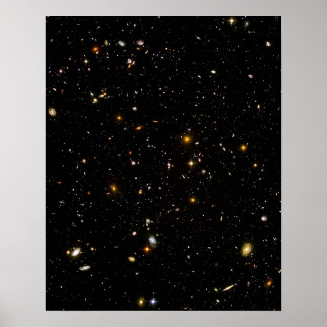 Hubble Deep Field Poster (Front)
