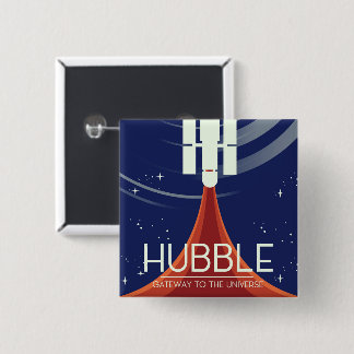 Hubble Gateway to the Universe 15 Cm Square Badge
