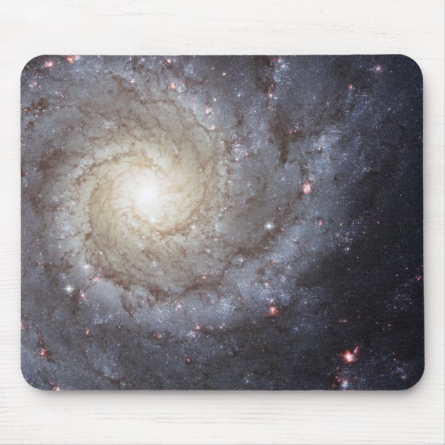 Hubble "grand design spiral galaxy M74 " space Mouse Mat (Front)