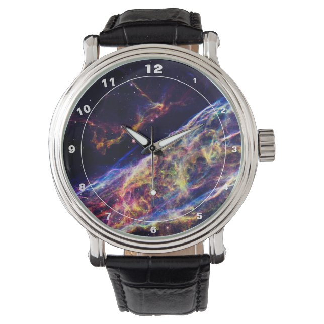 Hubble & Nebula Veil - Outer Space (Watch) Watch (Front)