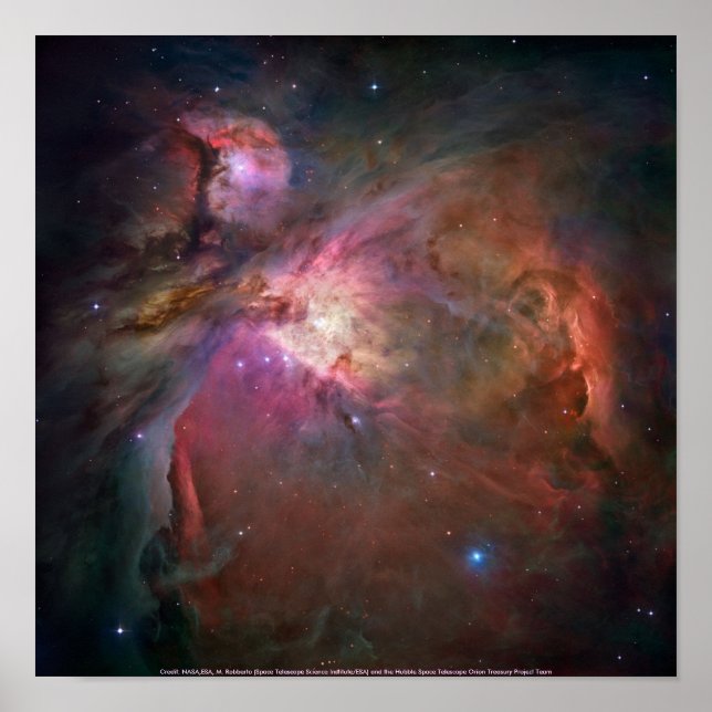 Hubble / Orion Nebula Poster (Front)