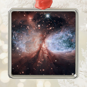 Hubble Snow Angel Metal Tree Decoration