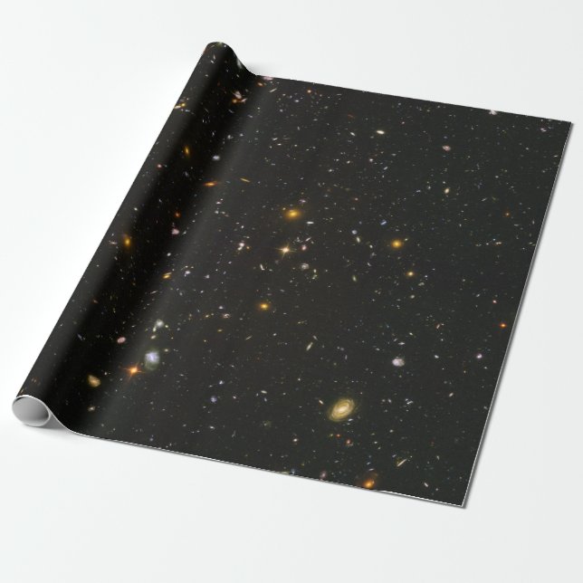 Hubble Space Telescope Field of Galaxies Wrapping Paper (Unrolled)