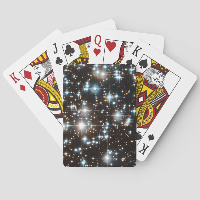 Hubble Space Telescope Image of Globular Cluster Playing Cards (Back)
