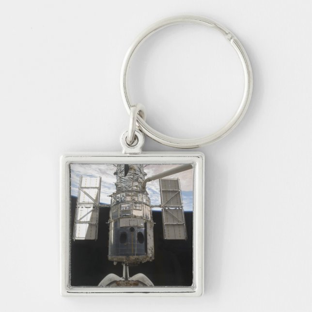 Hubble Space Telescope in Atlantis cargo bay Key Ring (Front)