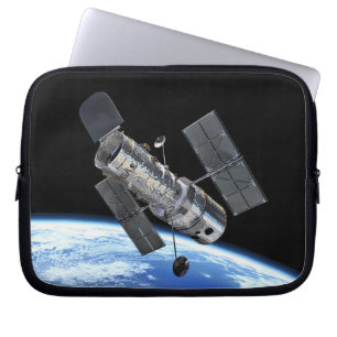 Hubble Space Telescope In Earth Orbit NASA Photo Laptop Sleeve