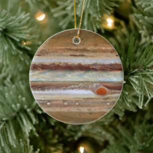 Hubble Space Telescope Jupiter Great Red Spot Ceramic Tree Decoration