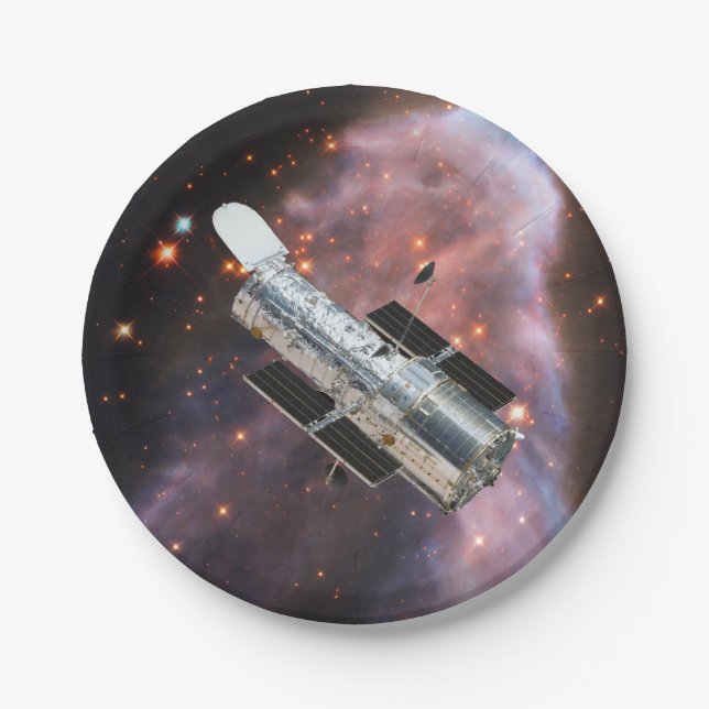 Hubble Space Telescope Paper Plate (Front)