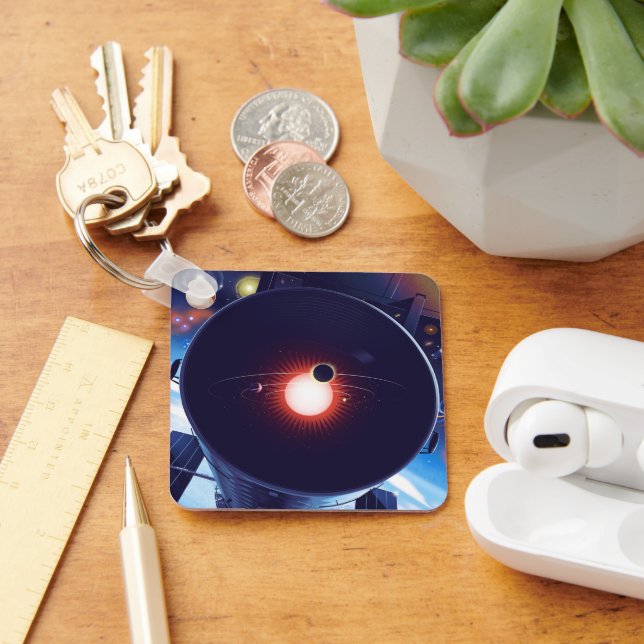 Hubble Space Telescope Poster. Key Ring (Desk)