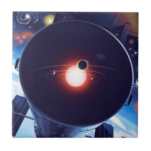 Hubble Space Telescope Poster. Tile