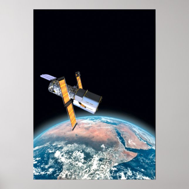 Hubble Space Telescope Small Space Poster/Print Poster (Front)