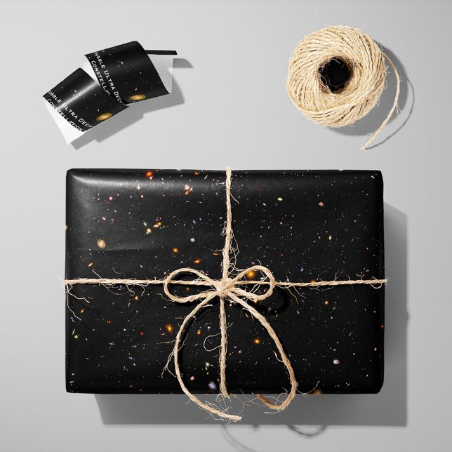 Hubble Telescope Ultra Deep Field Galaxies Photo Wrapping Paper (Creator Uploaded)