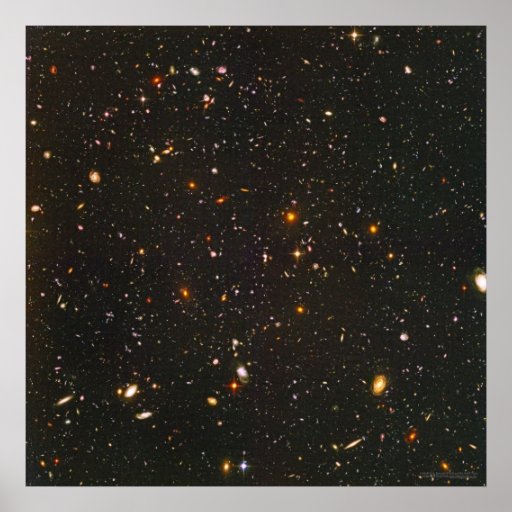 Hubble Ultra Deep Field 24x24 (22x22) Poster