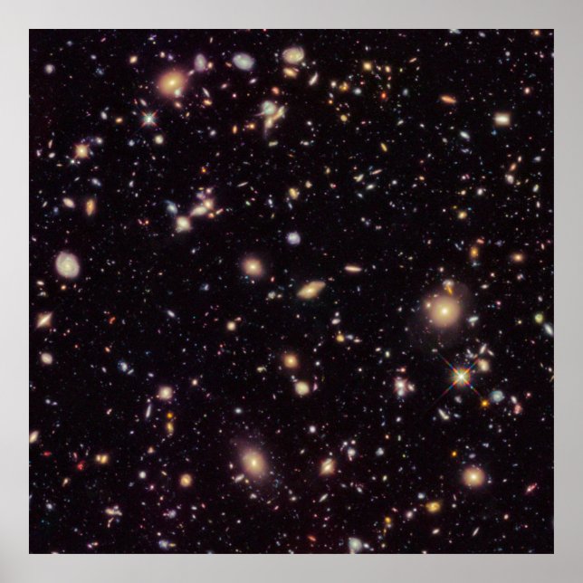 Hubble Ultra Deep Field (HUDF) 2012 [Print] Poster (Front)