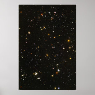 Hubble Ultra Deep Field Photo Poster