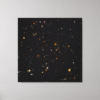 Hubble Ultra Deep Field View of 10,000 Galaxies Canvas Print