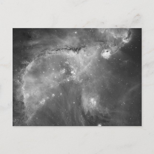 Hubble's Black and White View of the Universe Postcard (Front)