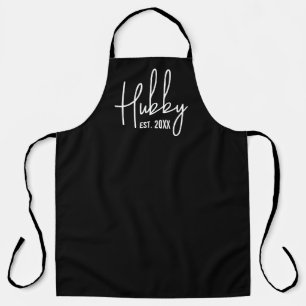 Hubby and wifey kitchen aprons for couple