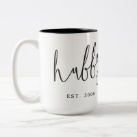 "Hubby" Couple Mug | Anniversary | Wedding