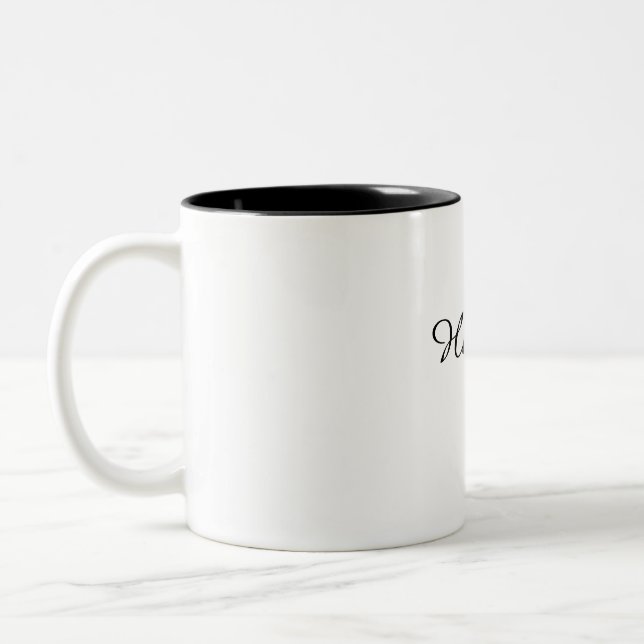 Hubby Established Personalised Mug  (Left)