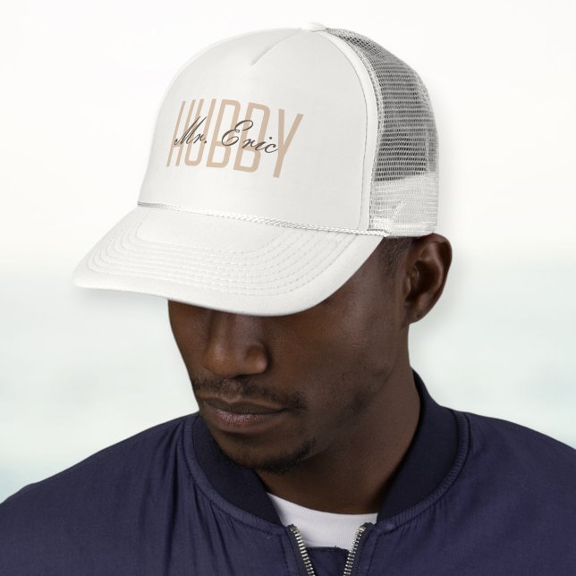 Hubby, personalized gift for husband, future Mr. Trucker Hat (Creator Uploaded)