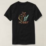 Hubby Seashell Beach Wedding T-Shirt<br><div class="desc">Hubby design has a seashell motif,  is part of the beach wedding collection and is available in more styles.</div>