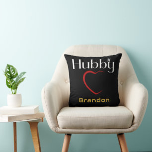 Hubby Wifey Wedding Anniversary Gift Cushion