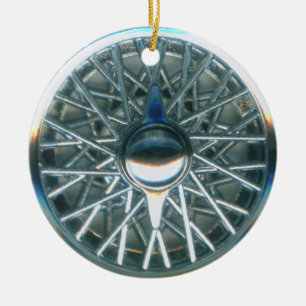 hubcap 3 ceramic tree decoration